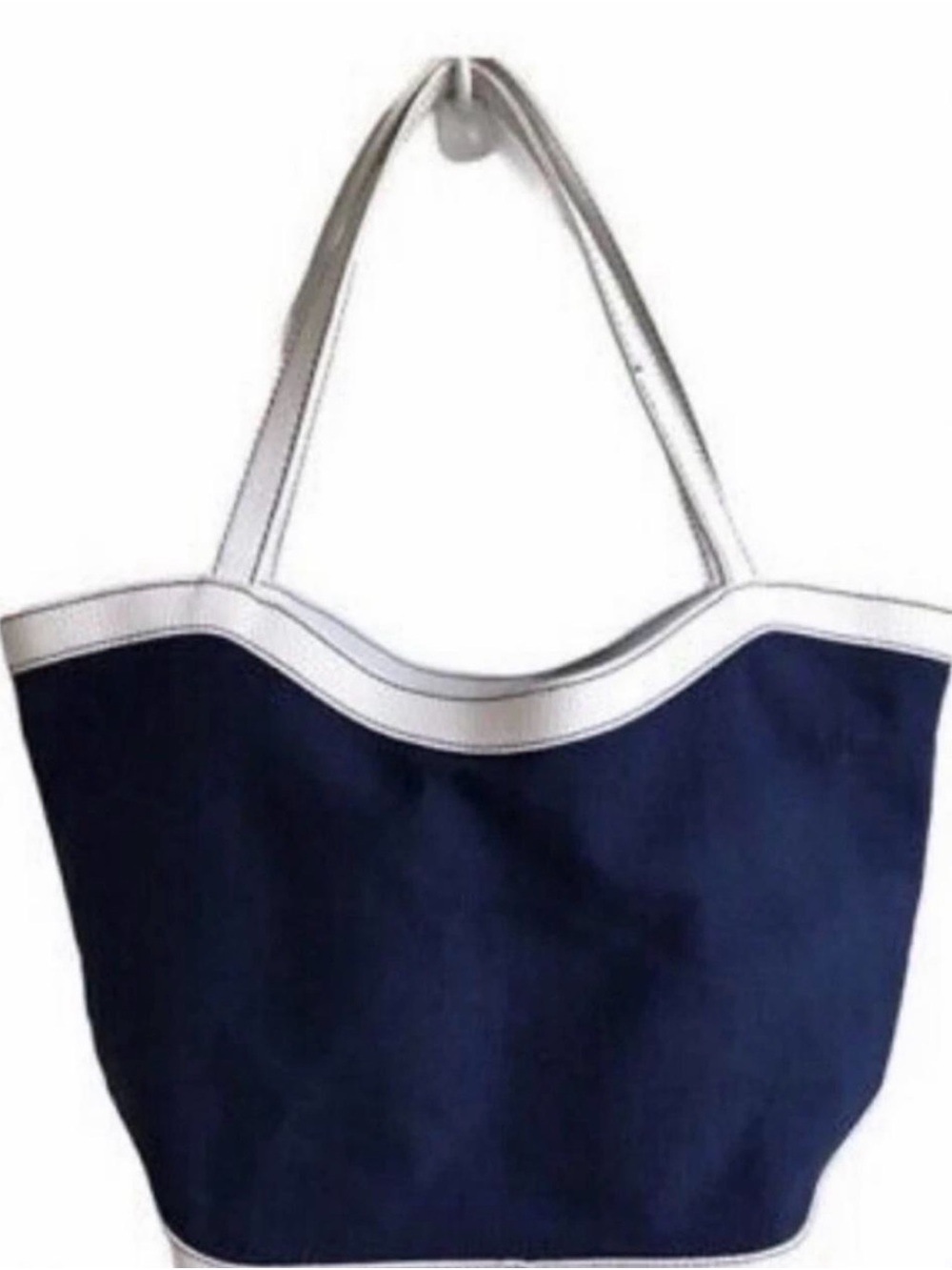 Estee Lauder Navy and White Tote Bag